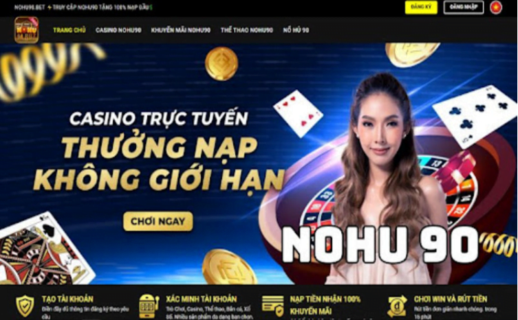 Tham gia Nohu90 để chơi game online