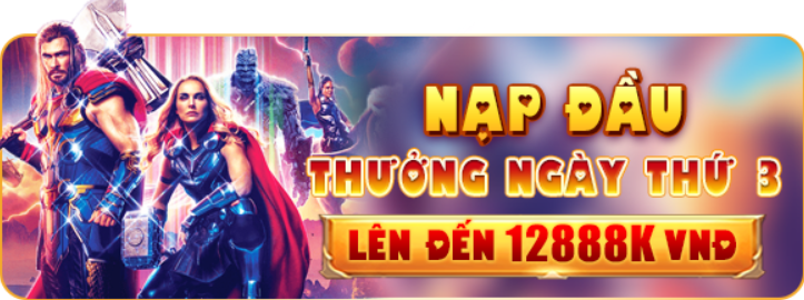 Phần thưởng dành cho hội viên khi nạp lần 3: thưởng 8% Phần thưởng dành cho hội viên khi nạp lần 3: thưởng 8%