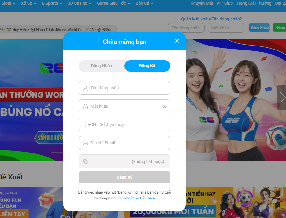 Điền thông tin đăng ký fun88 Điền thông tin đăng ký fun88