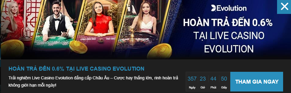 Hoàn trả khuyến mãi w88